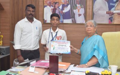 JG Hindu Vidyalaya Student Excels in SGFI State Level Karate Trials