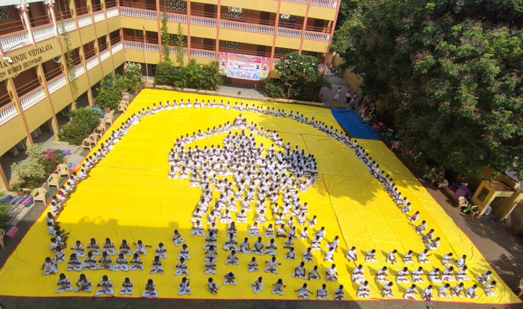 PADMASANA YOGA FORMATION FOR GUINNESS BOOK OF WORLD RECORD 2026 ORGANISED BY YUVA YOGA SANGAM